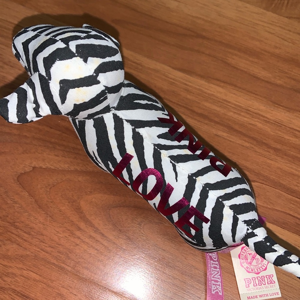 NWT PINK by Victoria’s Secret Zebra Print Dog - Picture 6 of 11